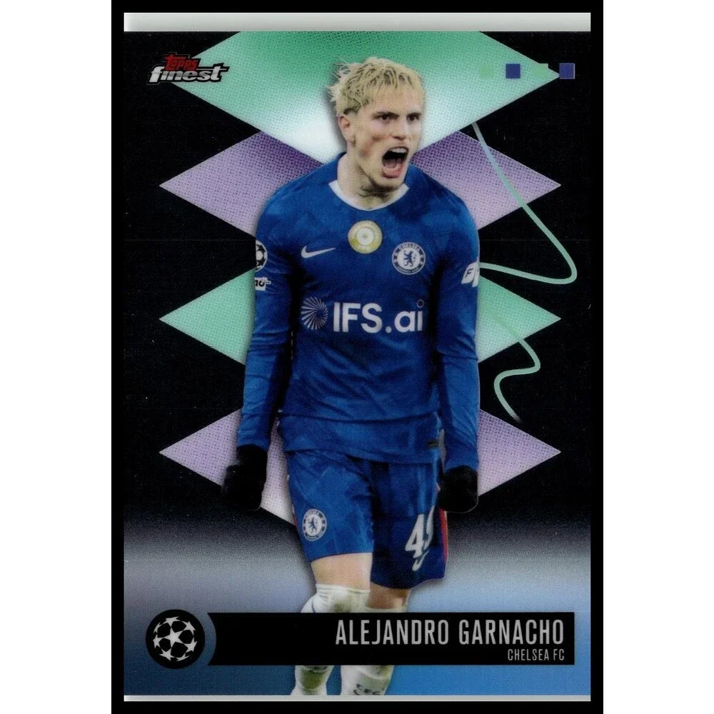 2026 Topps Finest Alejandro Garnacho #575 Chelsea FC Rare